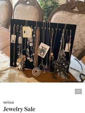 Mixed Women’s Necklace Collection in Gold, Silver, Black